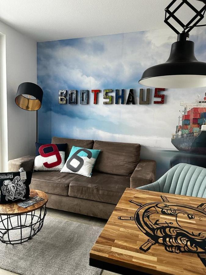 Bootshaus Appartements 쿡스하펜 외부 사진